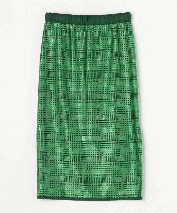【MOGA Collection】【Lサイズ】ブライトシアーチェックタイトスカート