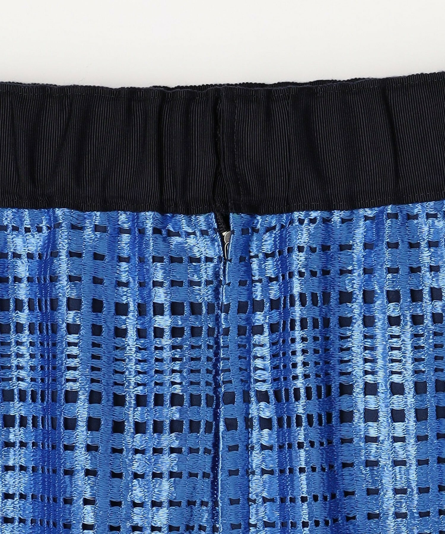 【MOGA Collection】【Lサイズ】ブライトシアーチェックタイトスカート 詳細画像 ブルー 3