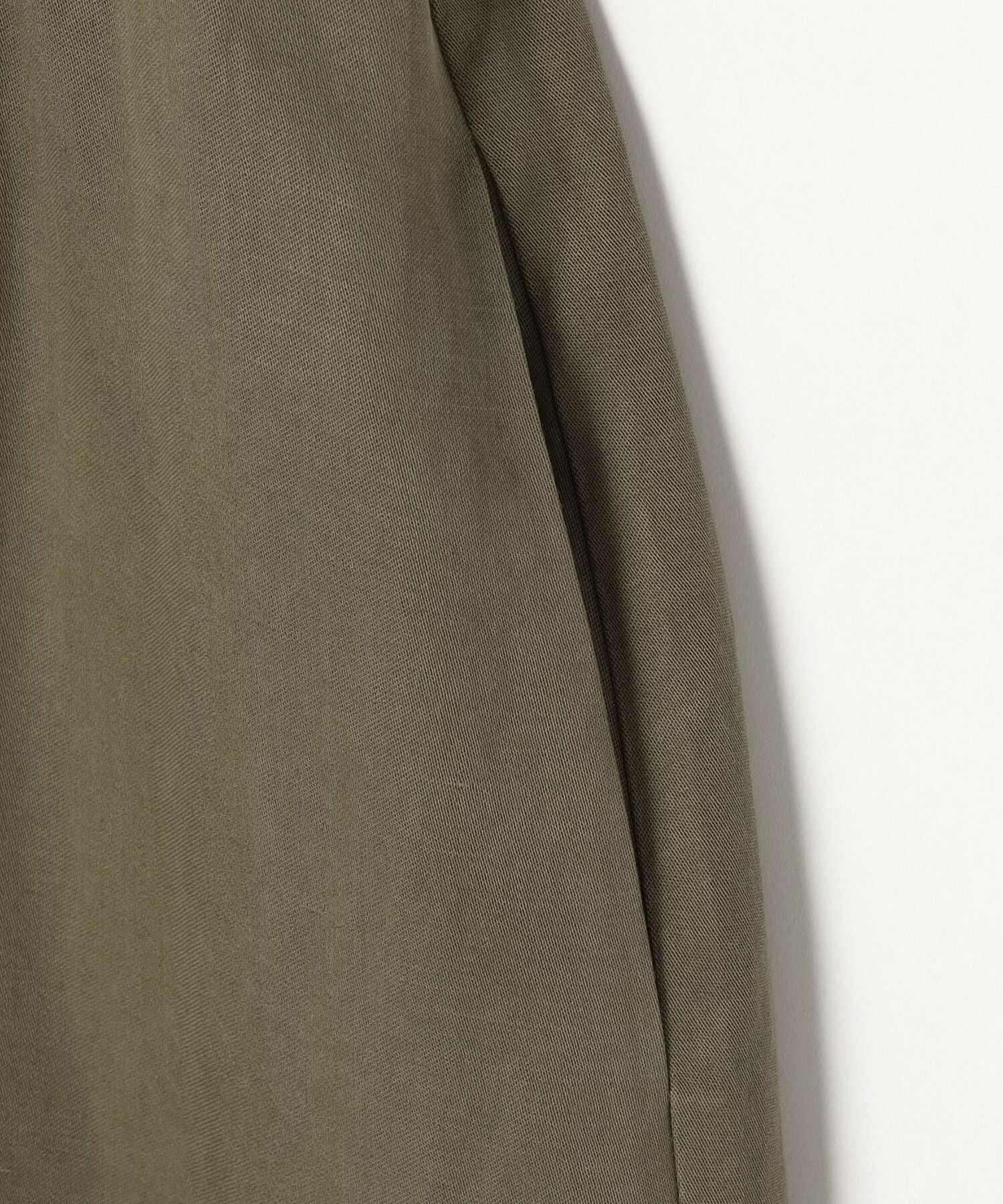 【MOGA】【Lサイズ】テンセルサテンシャツドレス 詳細画像 グリーン 3