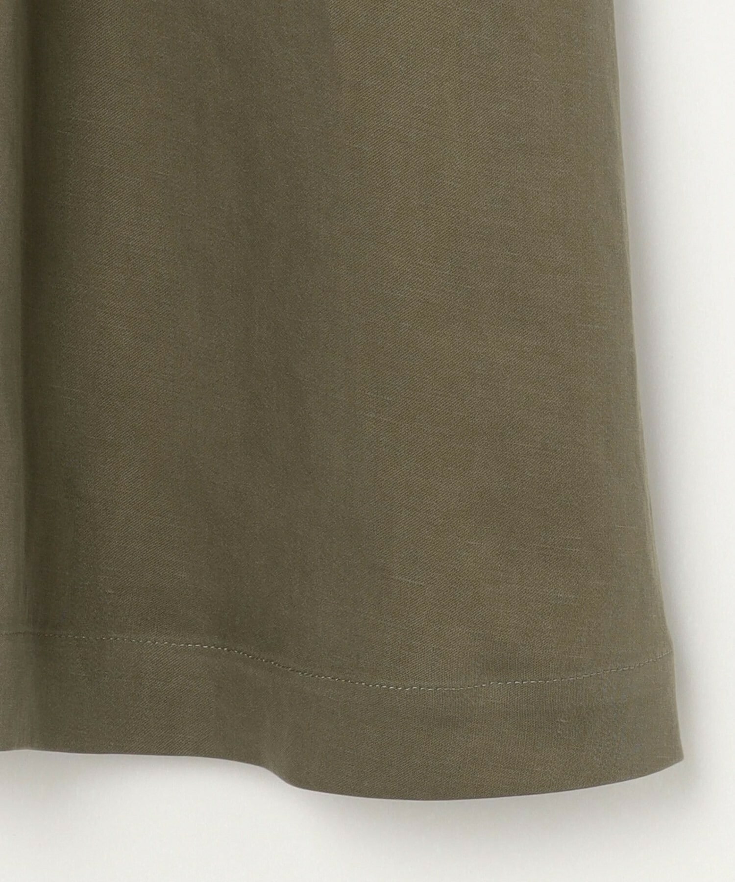 【MOGA】【Lサイズ】テンセルサテンシャツドレス 詳細画像 グリーン 5