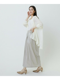 【MOGA】【Lサイズ】Li/R箔プリントタックIラインスカート 詳細画像 シルバー 12