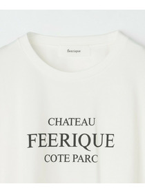 【feerique】【Lサイズ】Suai-mai天竺ロゴTシャツ 詳細画像 オフホワイト 2