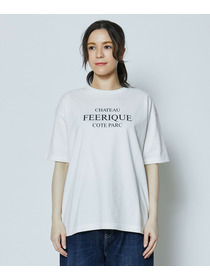【feerique】【Lサイズ】Suai-mai天竺ロゴTシャツ 詳細画像 オフホワイト 6