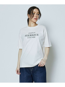 【feerique】【Lサイズ】Suai-mai天竺ロゴTシャツ 詳細画像 オフホワイト 9