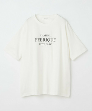 【feerique】【Lサイズ】Suai-mai天竺ロゴTシャツ 詳細画像 オフホワイト 1