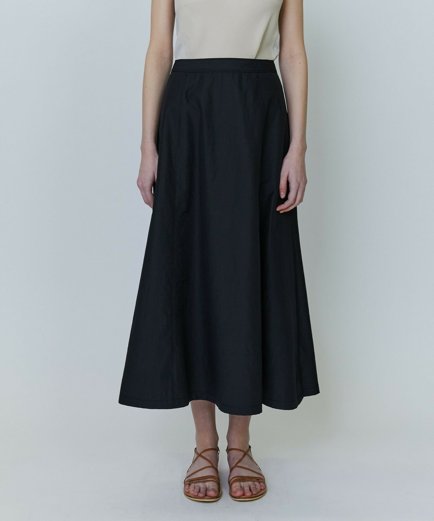 【yoshie inaba】リラクシィタイプライタースカート 詳細画像 ブラック 1