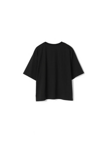 【yoshie inaba】ベーシックジャージィパフューム＆リップスティックプリントTシャツ 詳細画像 ブラック 6