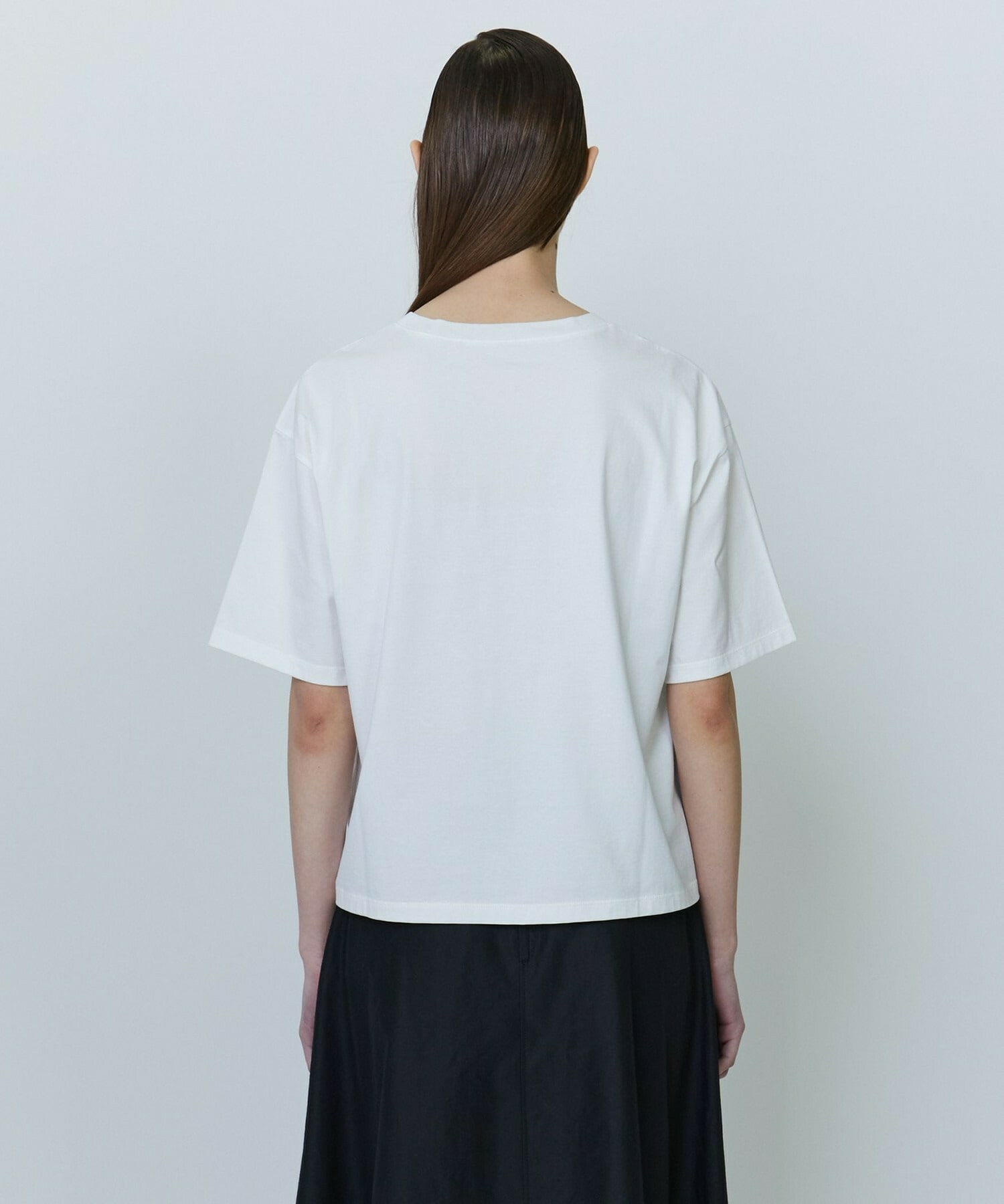 【yoshie inaba】ベーシックジャージィパフューム＆リップスティックプリントTシャツ 詳細画像 ブラック 4
