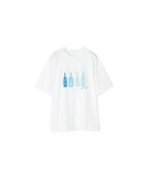 【yoshie inaba】ベーシックジャージィボトルプリントTシャツ 詳細画像 ホワイト 1