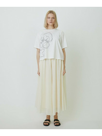 【yoshie inaba】ベーシックジャージィTシャツ 詳細画像 ホワイト 5