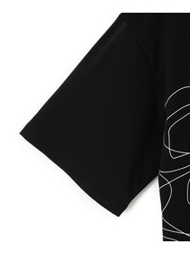 【yoshie inaba】コットンライトスムースTシャツ 詳細画像 ブラック 3