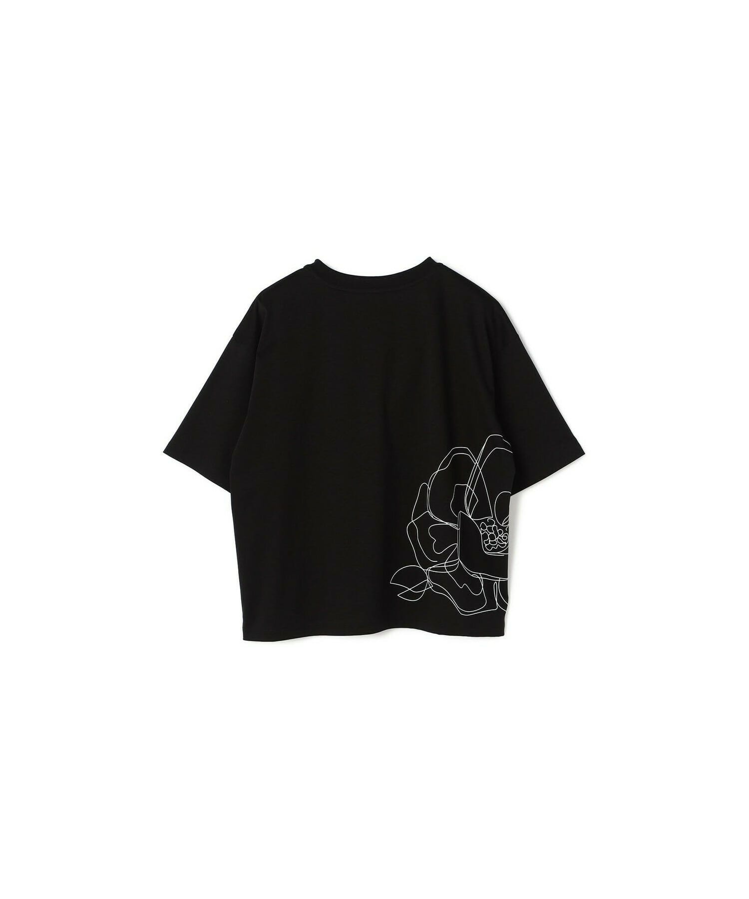 【yoshie inaba】コットンライトスムースTシャツ 詳細画像 ブラック 1