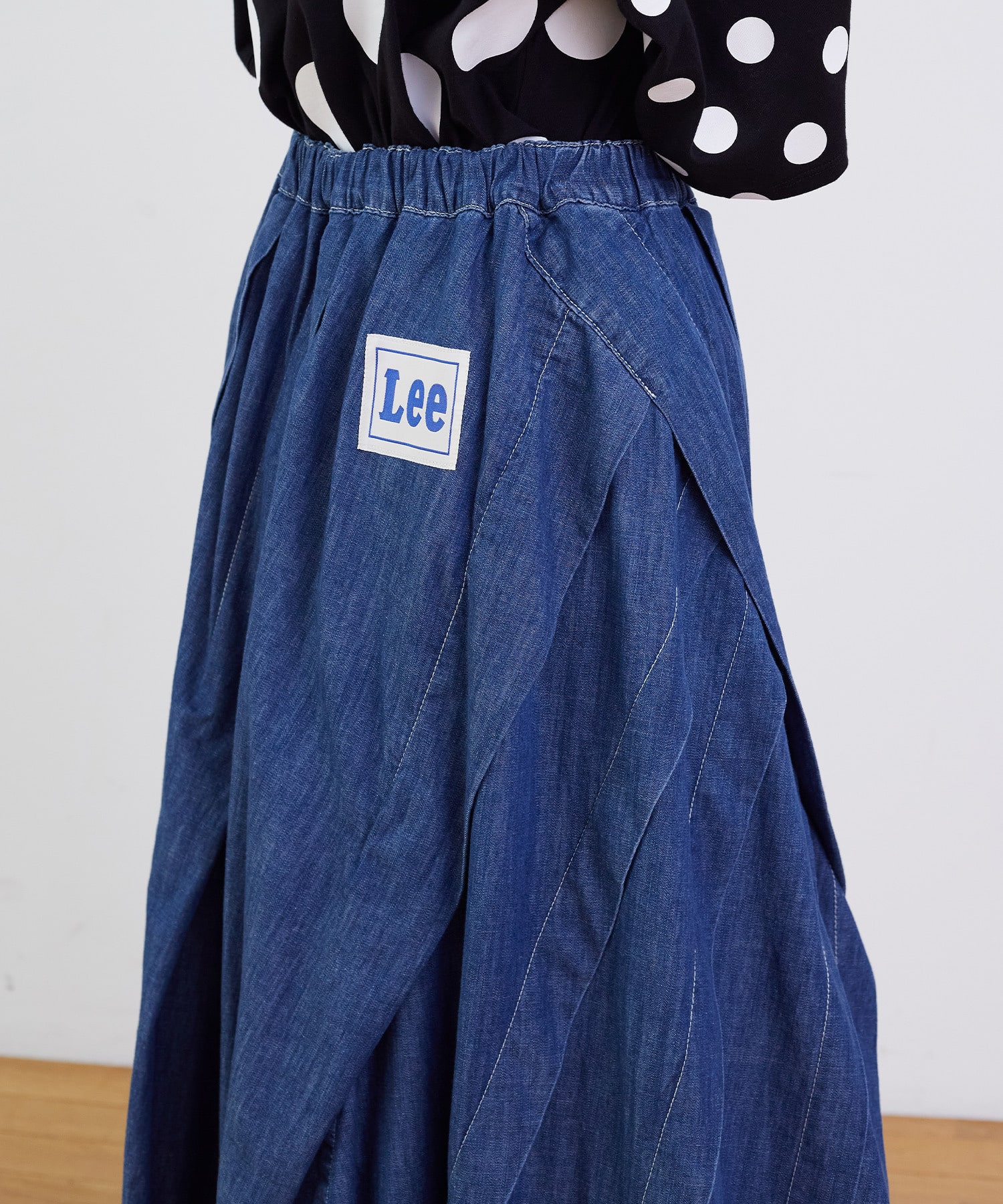【FRAPBOIS】Lee×FRAPBOIS デニムスカート 詳細画像 ブルー 5