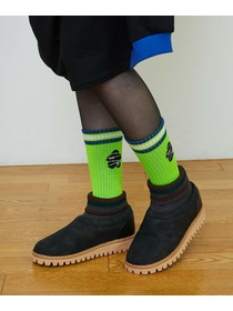 【FRAPBOIS PARK】ケイコウパイルソックス 詳細画像 ライム 14