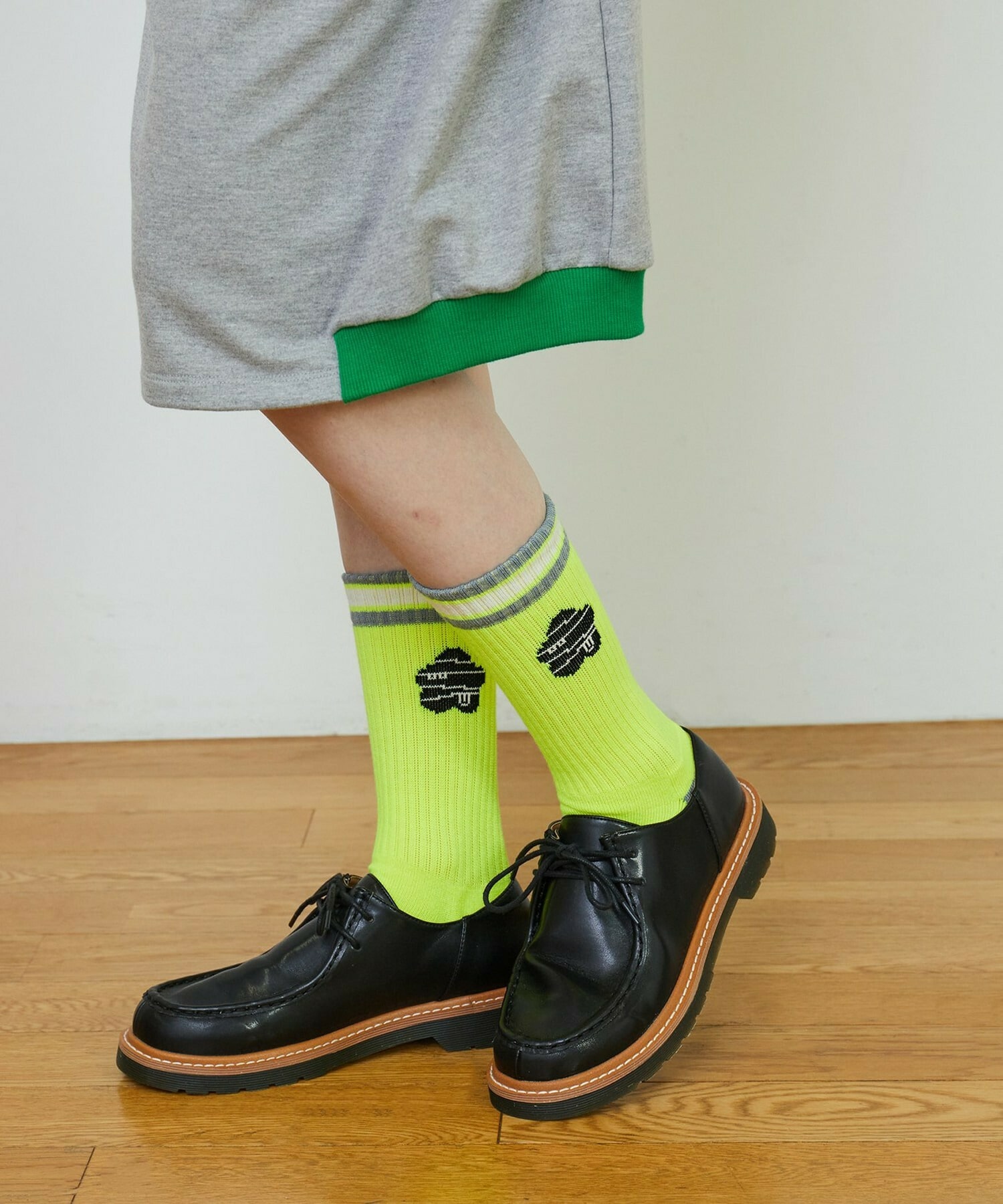 【FRAPBOIS PARK】ケイコウパイルソックス 詳細画像 ライム 10