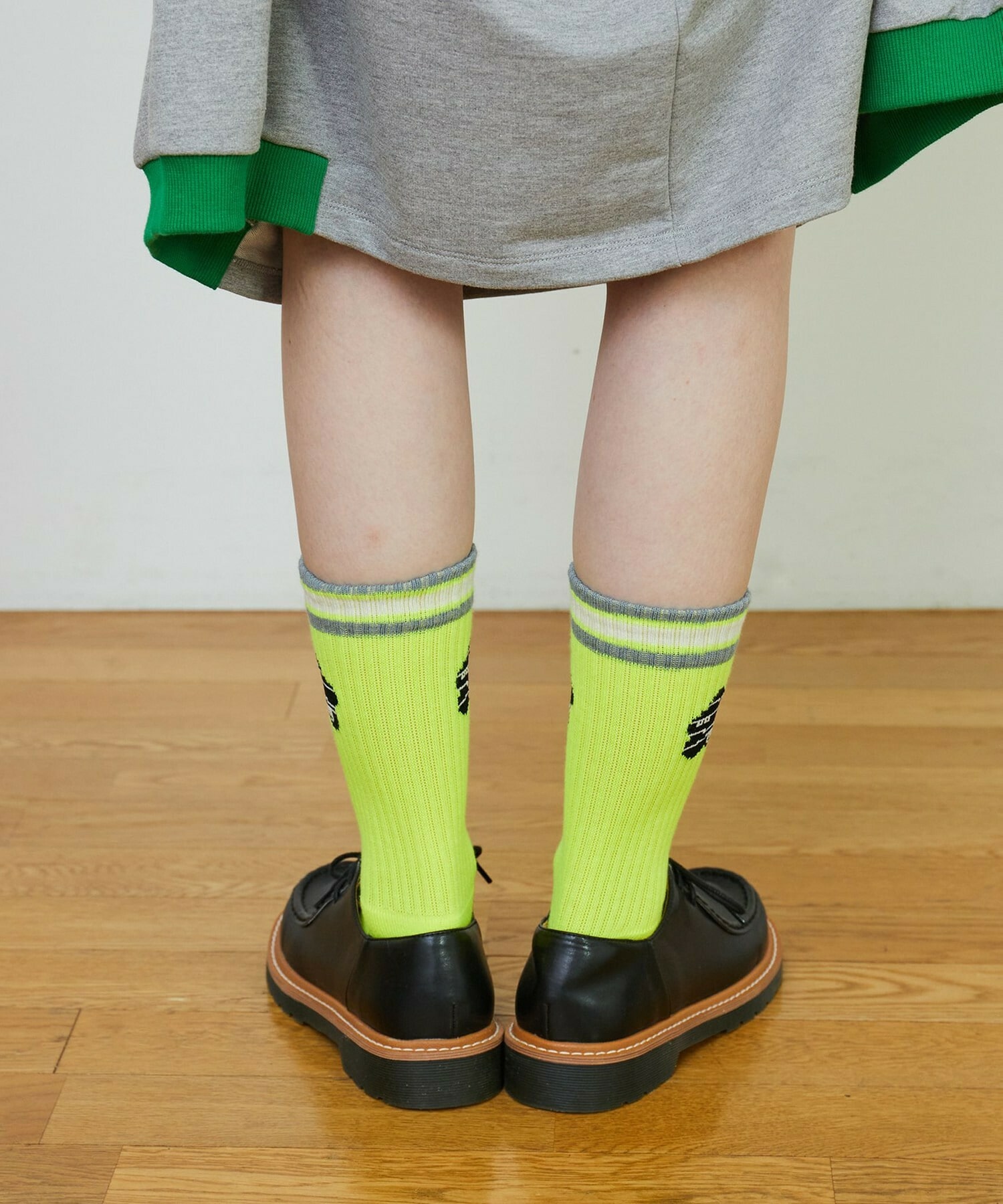 【FRAPBOIS PARK】ケイコウパイルソックス 詳細画像 ライム 11