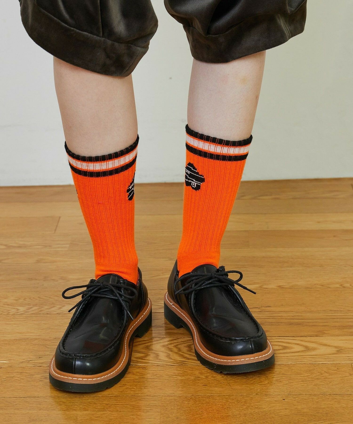 【FRAPBOIS PARK】ケイコウパイルソックス 詳細画像 ライム 5