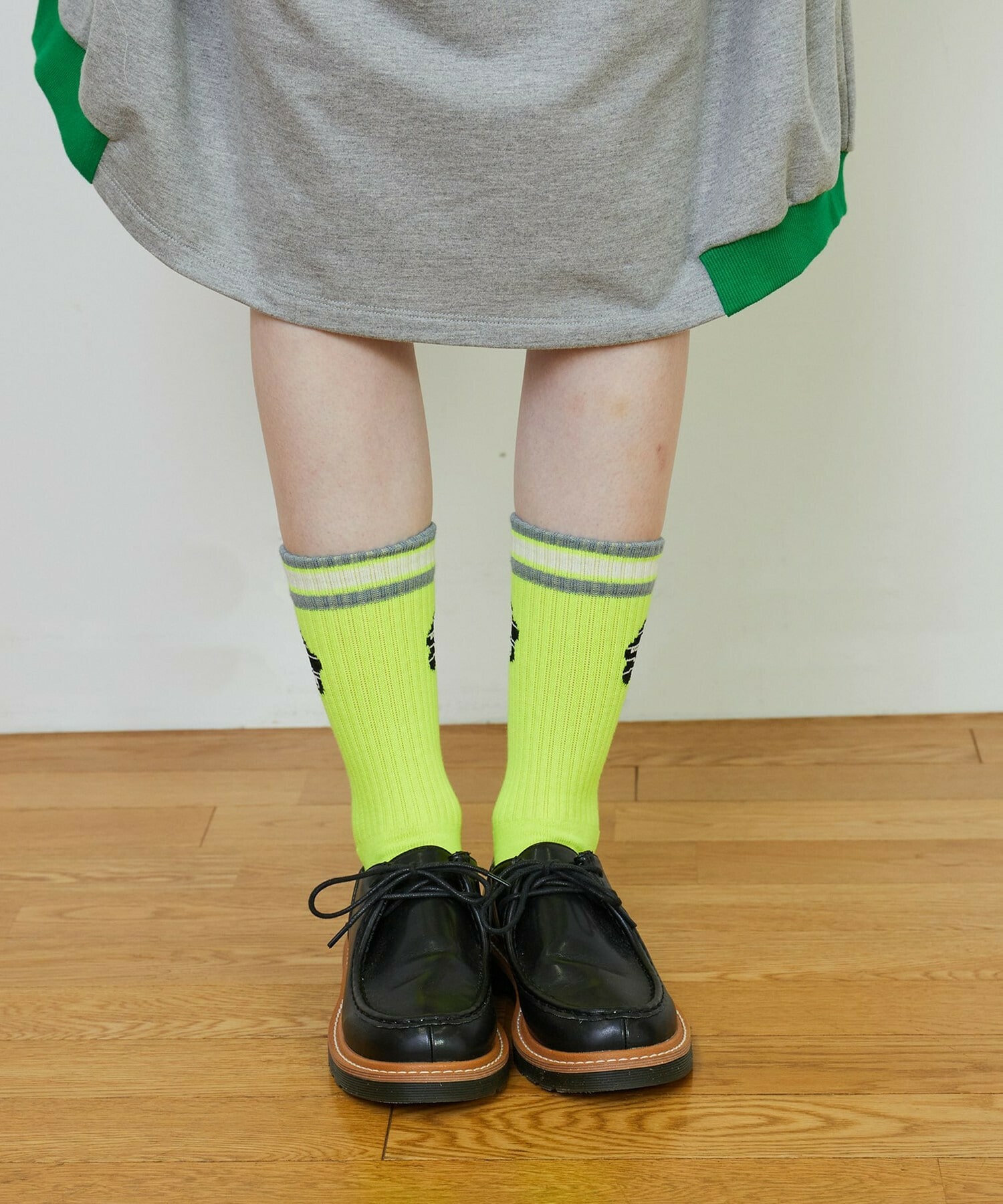 【FRAPBOIS PARK】ケイコウパイルソックス 詳細画像 ライム 9