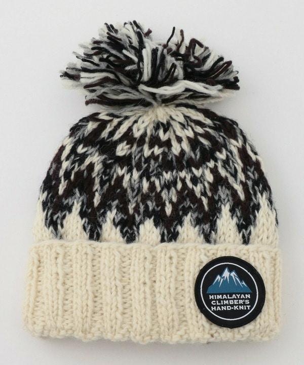 HCK ジャガードニットキャップ 詳細画像 アイボリー 2