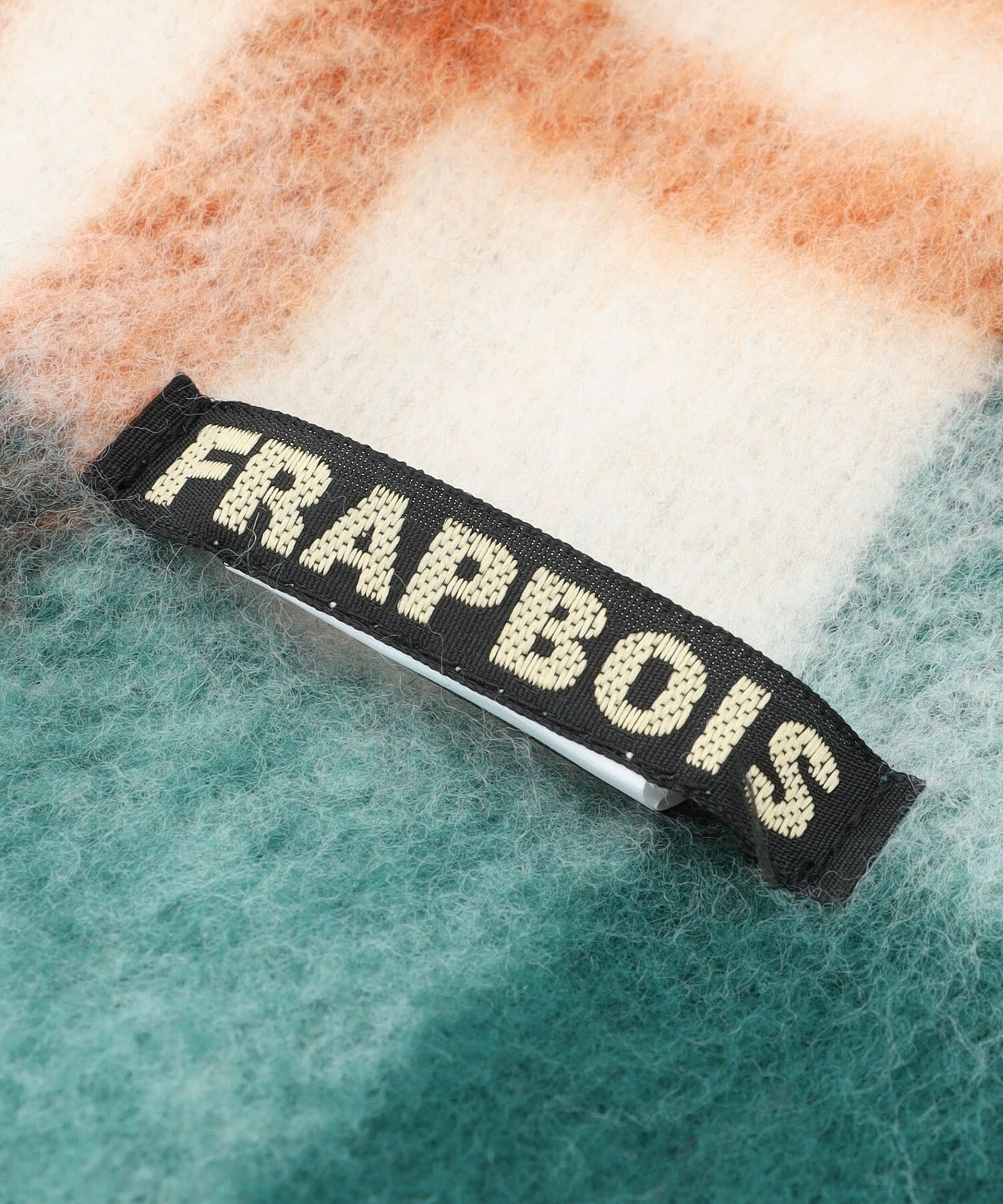 【FRAPBOIS】｜返品送料無料｜ソフトブークレーチェックストール 詳細画像 グレー 3