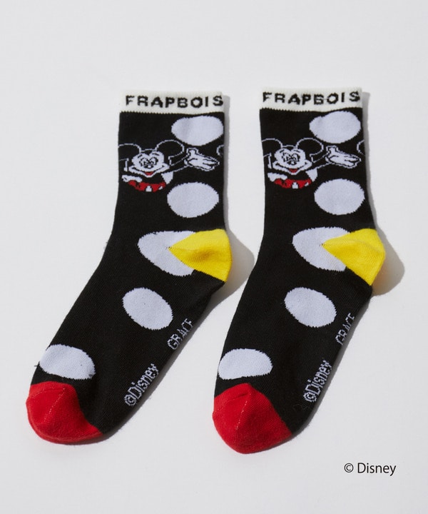 【FRAPBOIS】スコープソックス FRAPBOIS＜MICKEY MOUSEコレクション＞