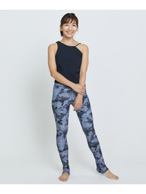 【Julier】【定番】YOGA FITアシメミドルトップス／パット付き・UVカット・吸汗速乾・ホットヨガ対応・水着・水陸両用 詳細画像 ブラック 33