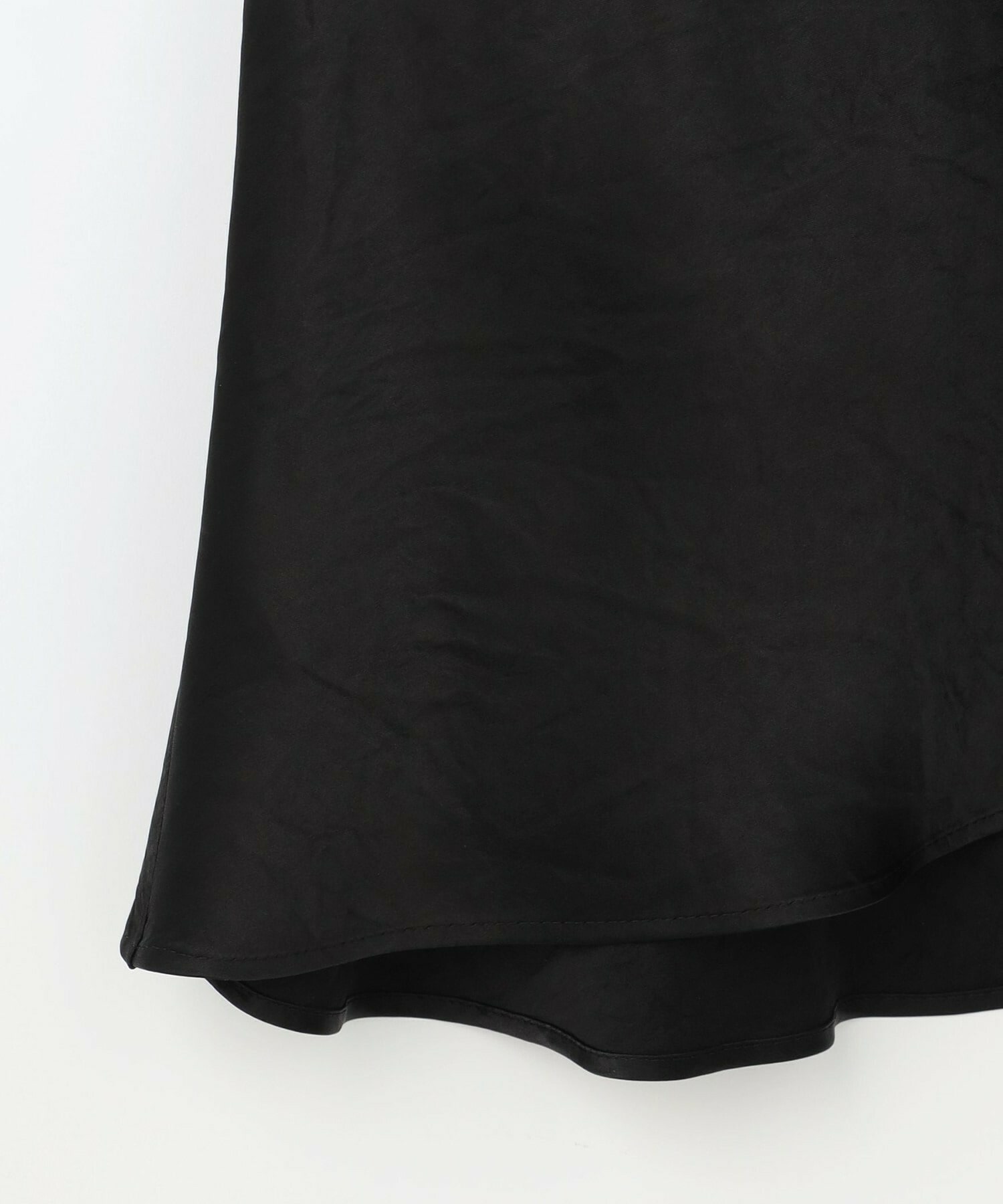 【L'EQUIPE】ヴィンテージサテンスカート 詳細画像 ブラック 19