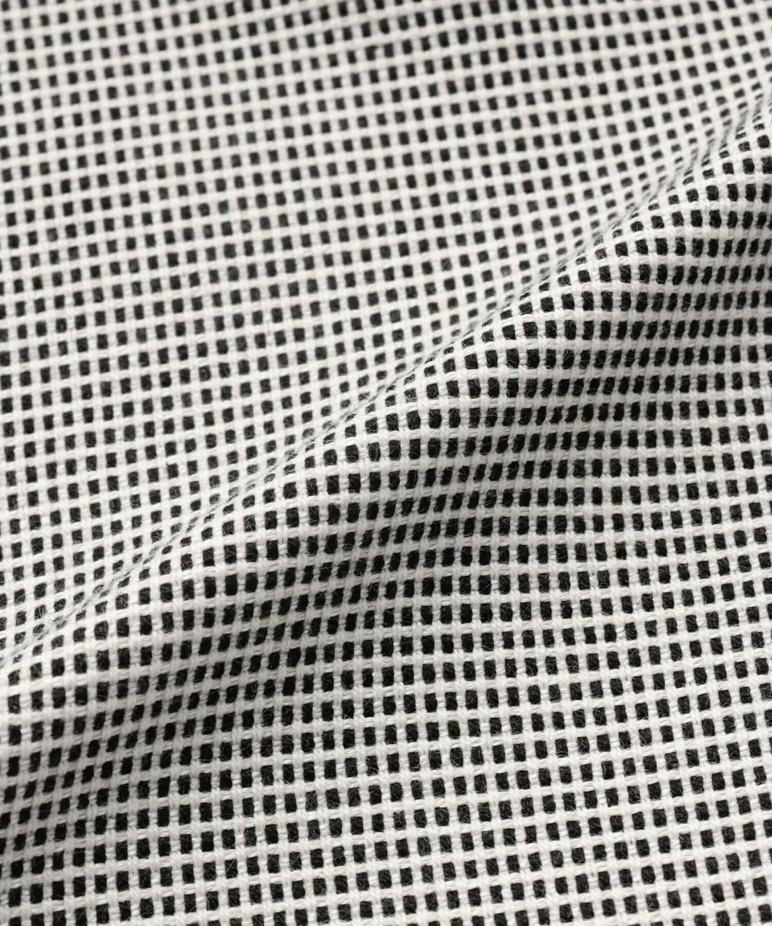 【L'EQUIPE】コットンレーヨン格子スカート 詳細画像 ホワイト×ブラック 16
