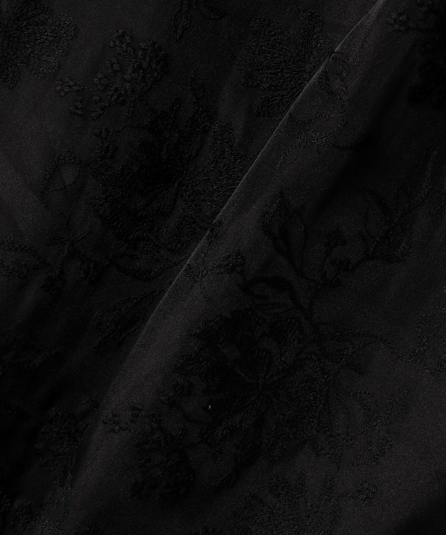 【L'EQUIPE】［クロワッサンno.1115掲載］オーガンジーフラワー刺繍スカート 詳細画像 ブラック 12