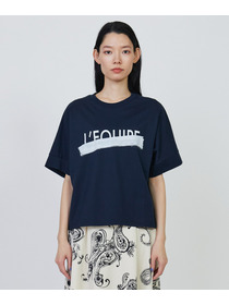 【L'EQUIPE】ブラッシングプリントTシャツ 詳細画像 ネイビー 19