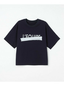 【L'EQUIPE】ブラッシングプリントTシャツ 詳細画像 ネイビー 22