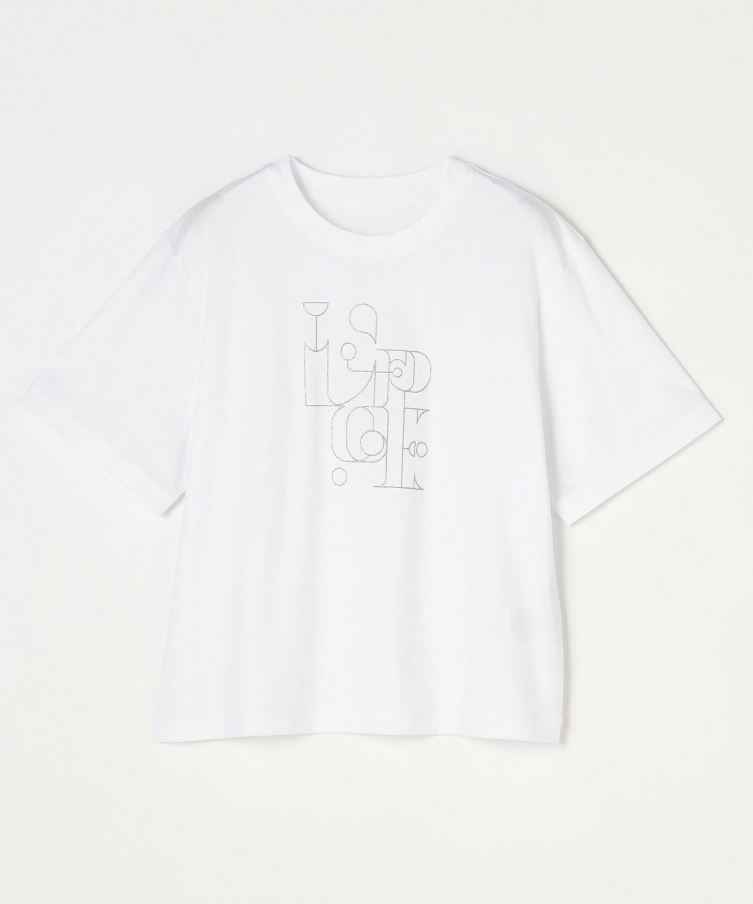 【L'EQUIPE】デコ調ロゴプリントTシャツ 詳細画像 ホワイト 6