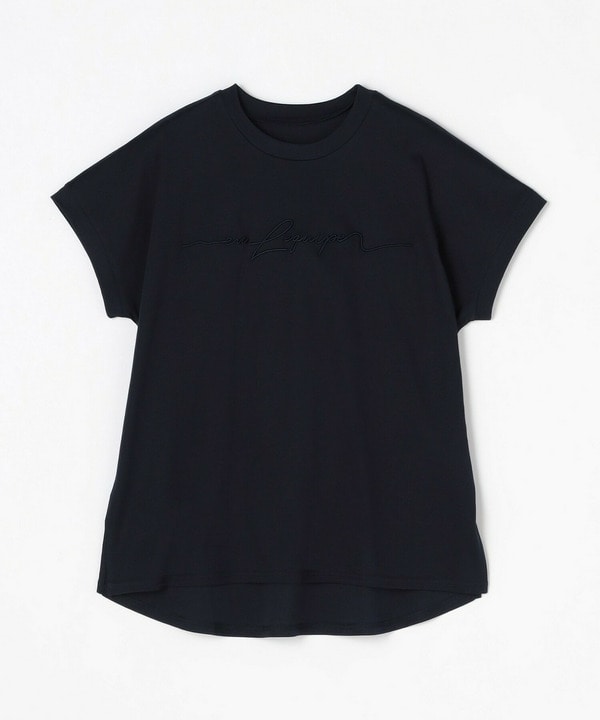 【L'EQUIPE】ロゴ刺繍Tシャツ