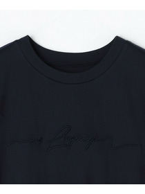【L'EQUIPE】【Lサイズ】ロゴ刺繍Tシャツ 詳細画像 ネイビー 9