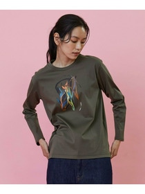 【L'EQUIPE】【Lサイズ】ruteN × L'EQUIPE コラボ長袖Tシャツ 詳細画像 ブラック 9