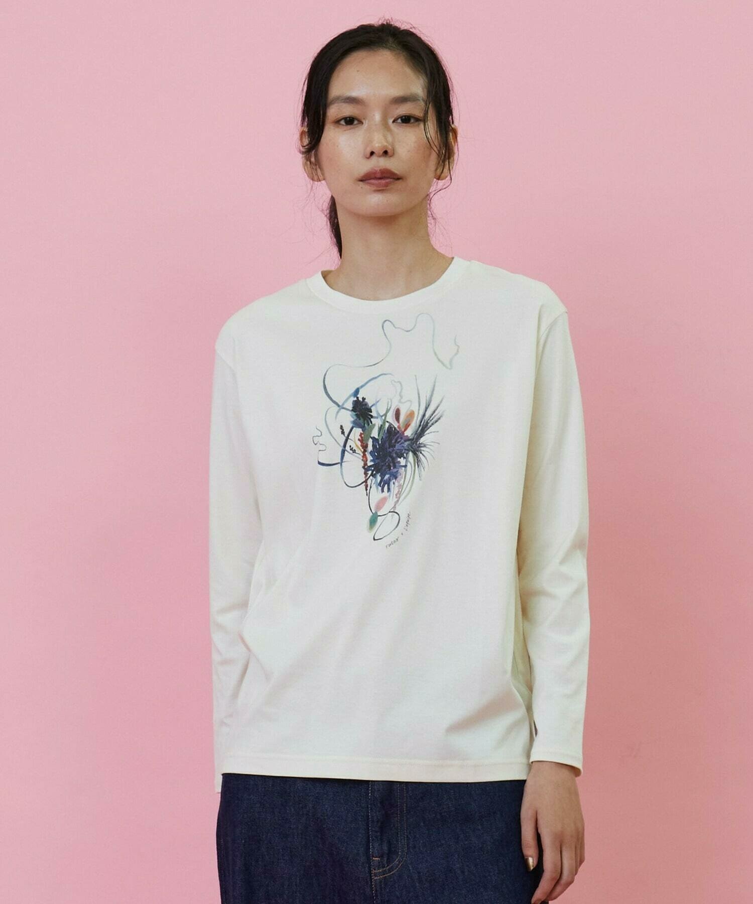 【L'EQUIPE】【Lサイズ】ruteN × L'EQUIPE コラボ長袖Tシャツ 詳細画像 ブラック 4