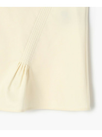 【endalence】コットンWクロスノーカラーフレアヘムシャツ 詳細画像 ブラック 16