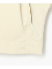 【endalence】コットンWクロスギャザースリーブシャツ 詳細画像 クリーム 17