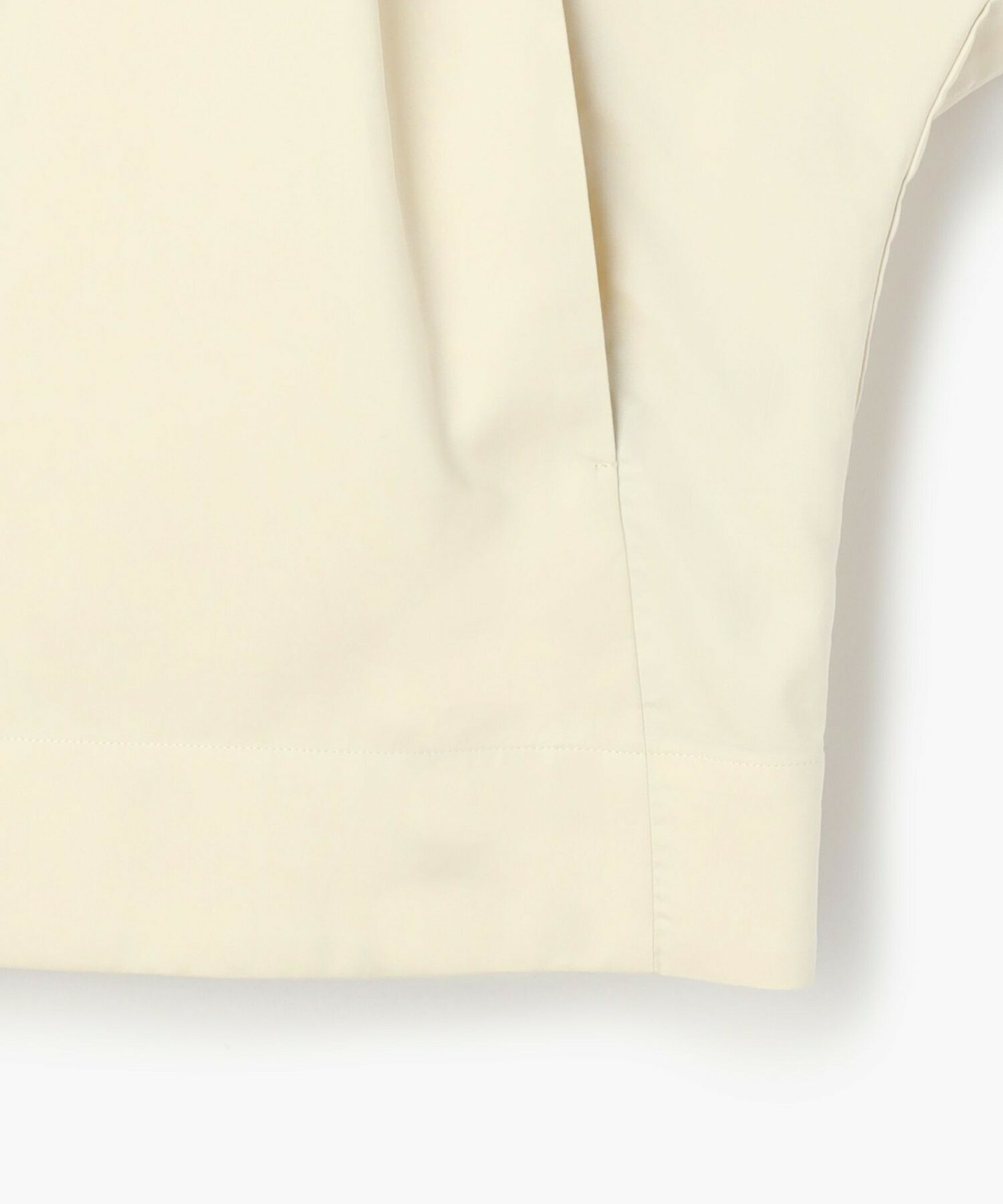 【endalence】コットンWクロスギャザースリーブシャツ 詳細画像 クリーム 17