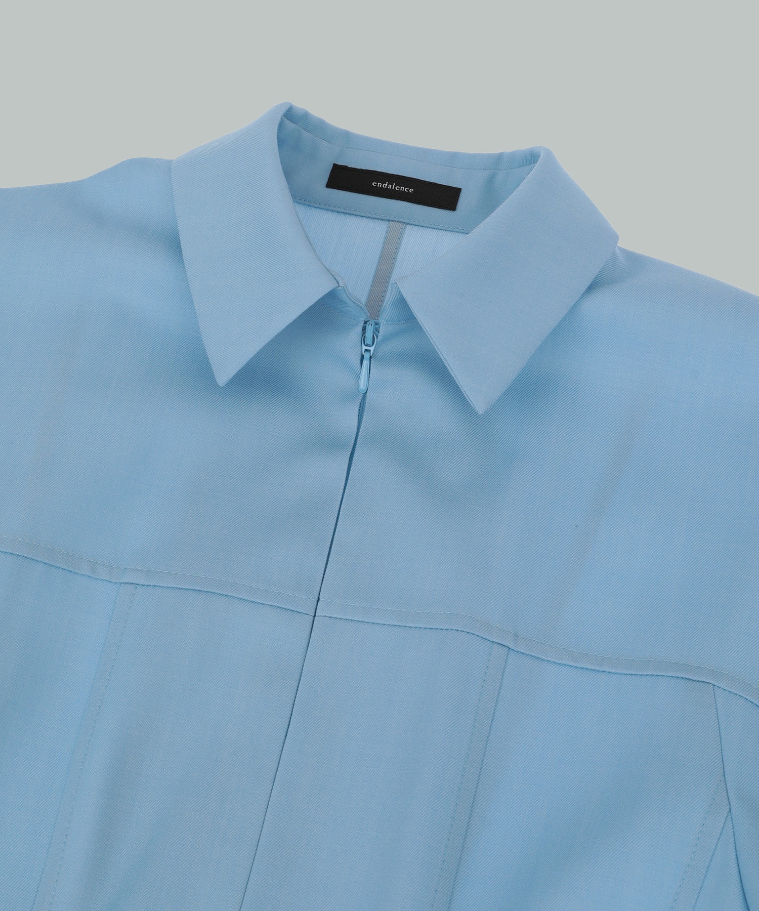 【endalence】Wデニムドレス 詳細画像 サックスブルー 8