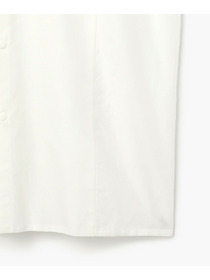 【endalence】シルクコットンツイルギャザースリーブドレス 詳細画像 ホワイト 15