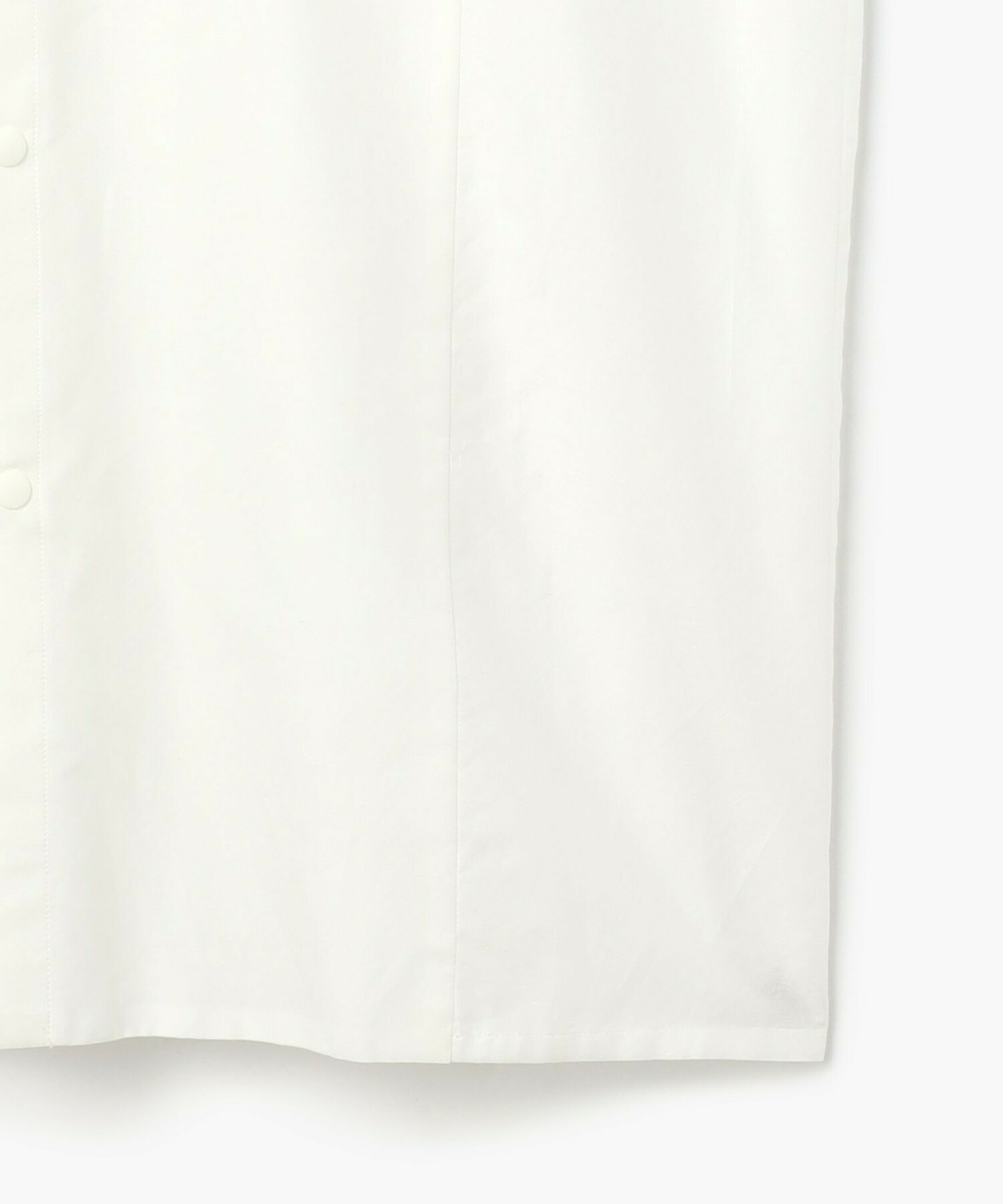 【endalence】シルクコットンツイルギャザースリーブドレス 詳細画像 ホワイト 15