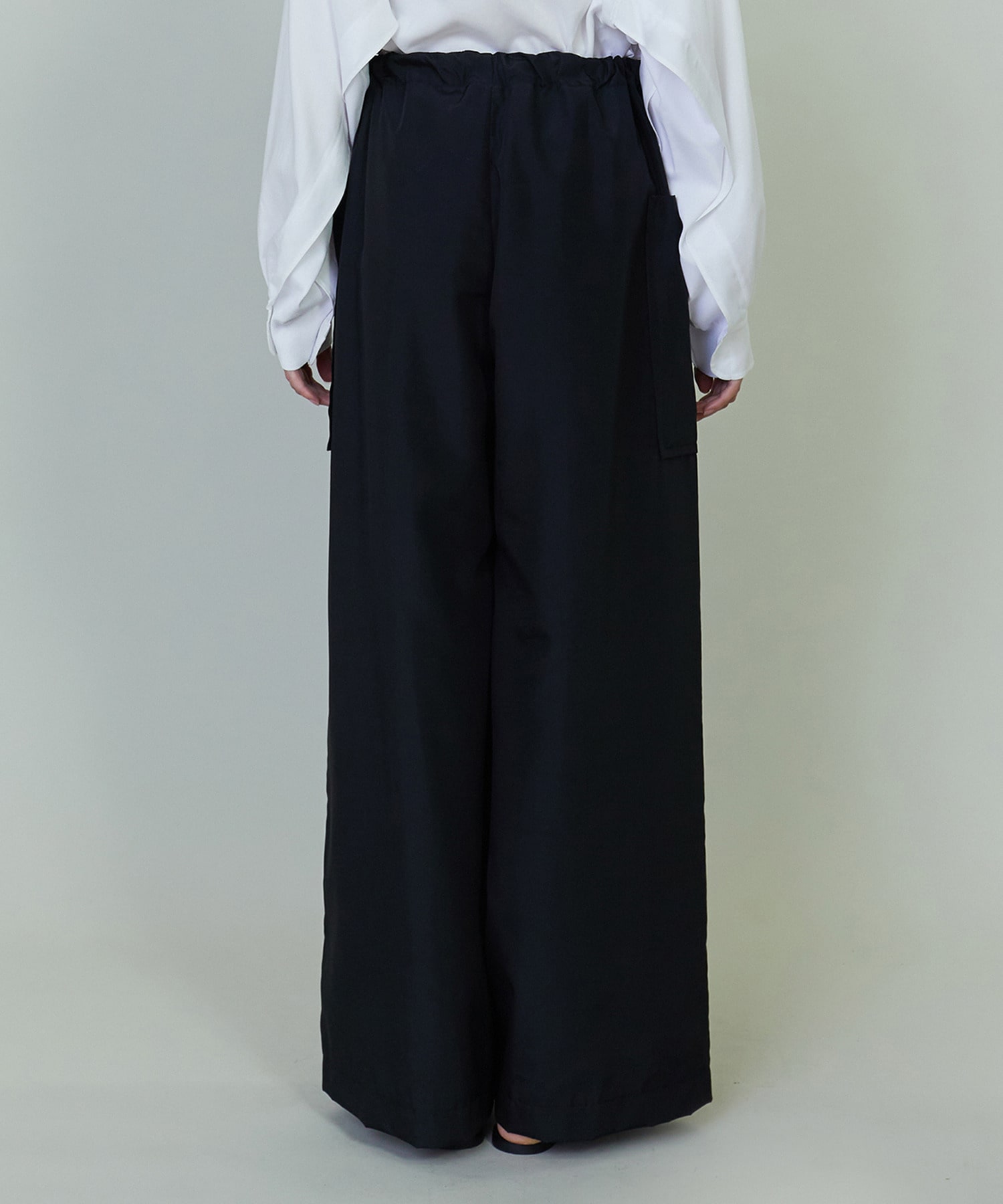 【endalence】シルクナイロンイージーパンツ 詳細画像 イエロー 5