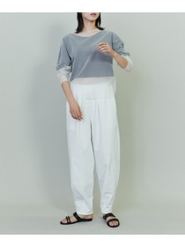 【endalence】ポリエステルコットンカービーパンツ 詳細画像 ブラック 2