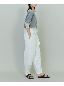 【endalence】ポリエステルコットンカービーパンツ 詳細画像 ブラック 4