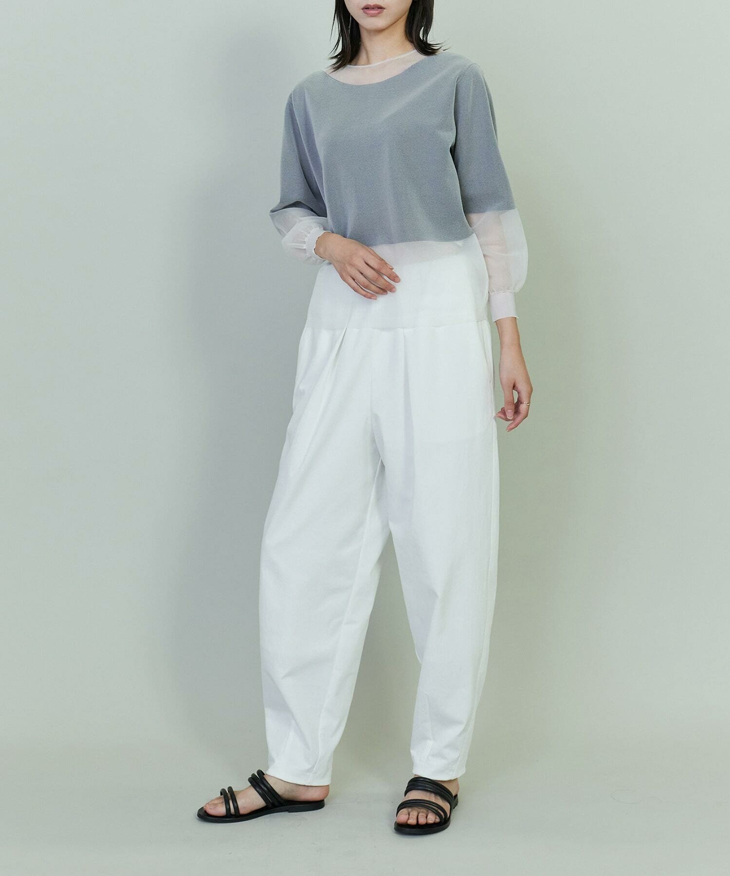 【endalence】ポリエステルコットンカービーパンツ 詳細画像 ブラック 1