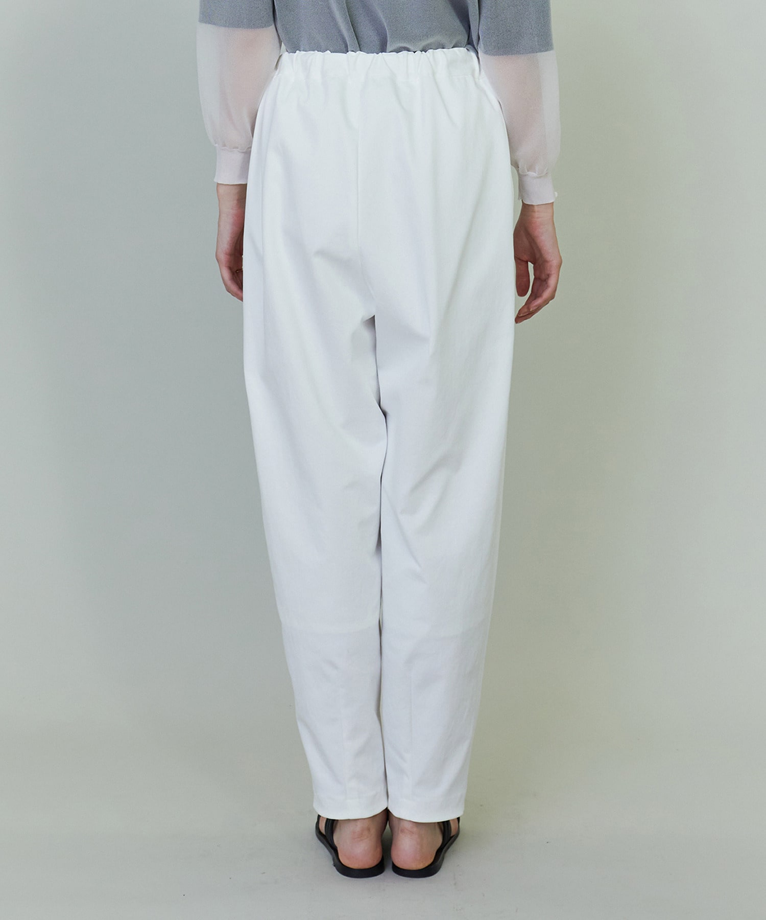 【endalence】ポリエステルコットンカービーパンツ 詳細画像 ブラック 7