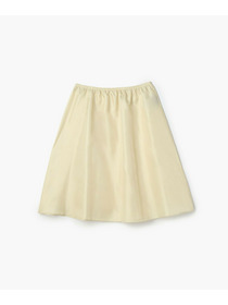 【endalence】シルクナイロンフレアスカート 詳細画像 ブラック 9