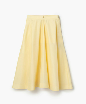 【endalence】シルクナイロンフレアスカート 詳細画像 イエロー 1