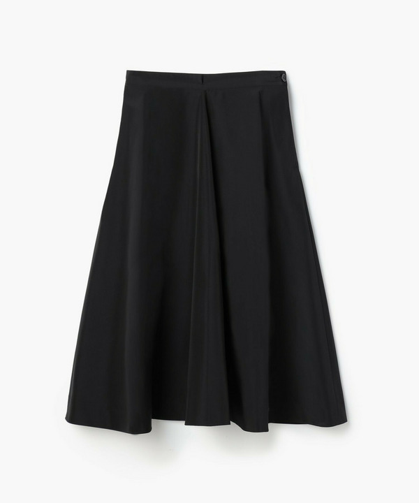 シルクナイロンフレアスカート 詳細画像 ブラック 1